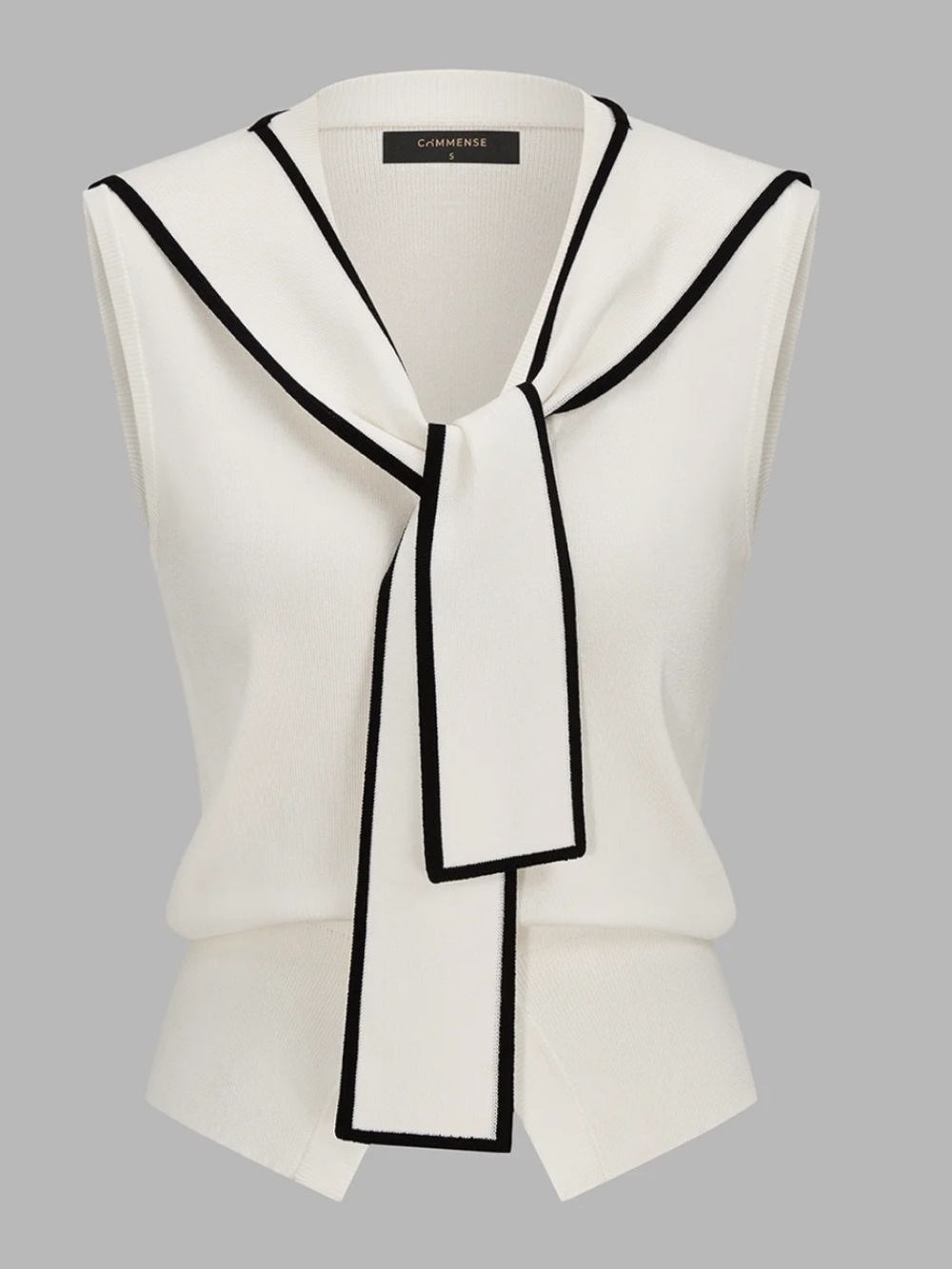 NWT Commense Removable Sailor Collar Knit Vest